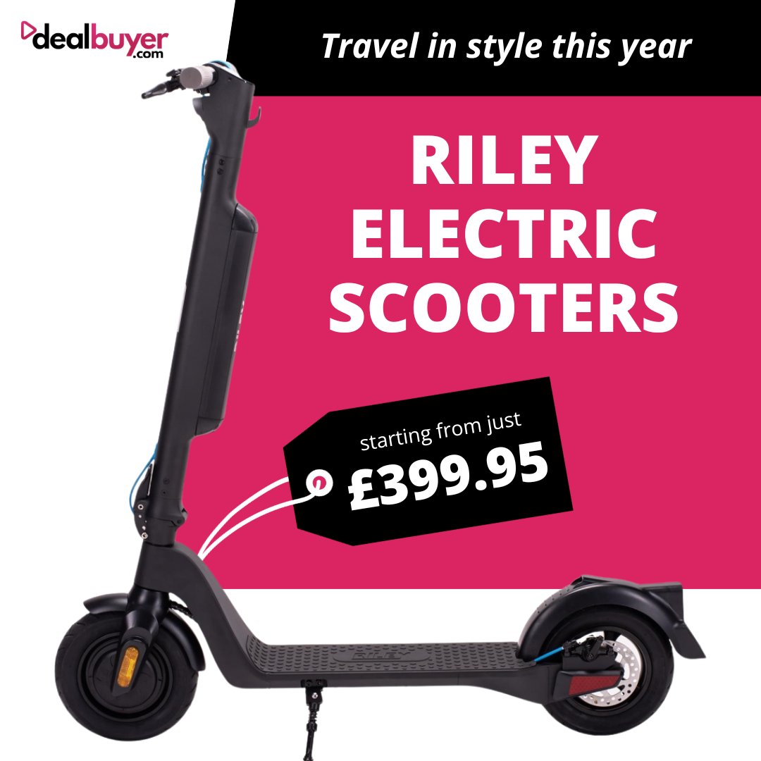 DealBuyer1's tweet photo. Get your hands on an Electric Riley Foldable Scooter this year to travel in style! 🛴

✅ IPX4 water-resistant rating allows it to be used in puddles and rain
✅ 10-inch pneumatic tyres for maximal shock absorption

📲 https://t.co/ODhJArKo6s

#dealbuyer #riley #electricscooter https://t.co/YSRR9l1WrL