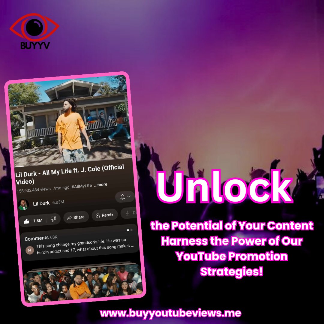 buyytv's tweet image. 🔥 Supercharge your YouTube presence with our expert promotion! Reach new heights, gain subscribers, and conquer the algorithm! 🚀🌐 #YouTubePromo #ChannelGrowth #PromoMasters #EngageAudiences #DigitalSuccess #ViralContent #PromotionGame