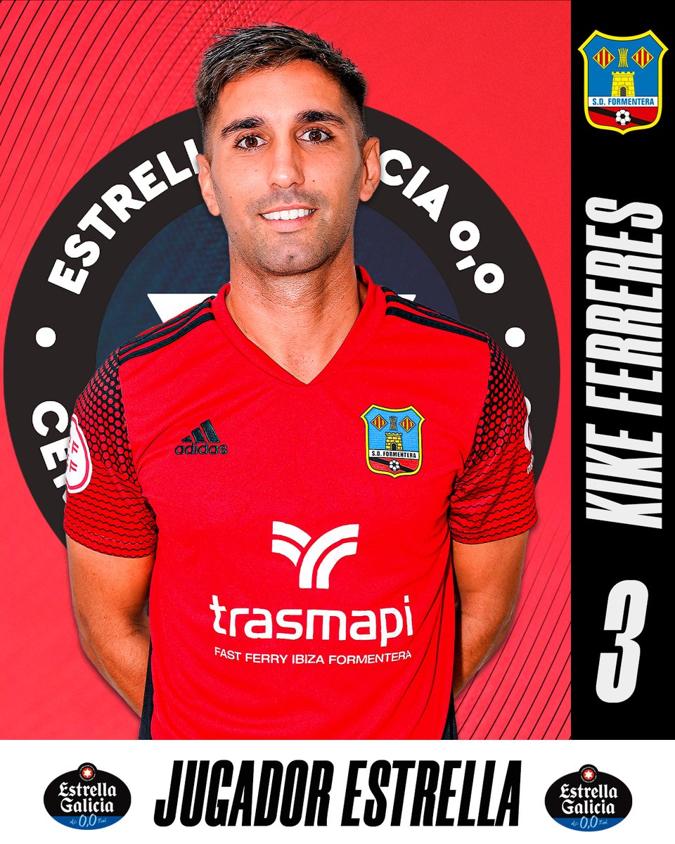 🌟 El jugador ESTRELLA de la jornada és Kike Ferreres.

⚽️ Va fer una gran lectura del partit davant el Cerdanyola, mantenint la concentració en defensa i escollint els millors moments per atacar. 

👏 Enhorabona, <a href="/kikeferreres3/">kike ferreres 3</a> ❤️🖤!

➡️ Espai patrocinat per <a href="/estrellagalicia/">Estrella Galicia</a>
