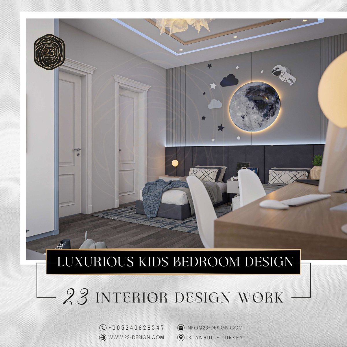 23Interior's tweet image. luxurious Kids bedroom design
DESIGN BY 23 INTERIOR DESIGN
‌+90-534-082-85-47⁩
Wa.Me/905340828547

#interiordesign #design #interior #homedecor #architecture #home #decor #interiors #homedesign #art #interiordesigner #furniture #decoration #interiordecor #interiorstyling