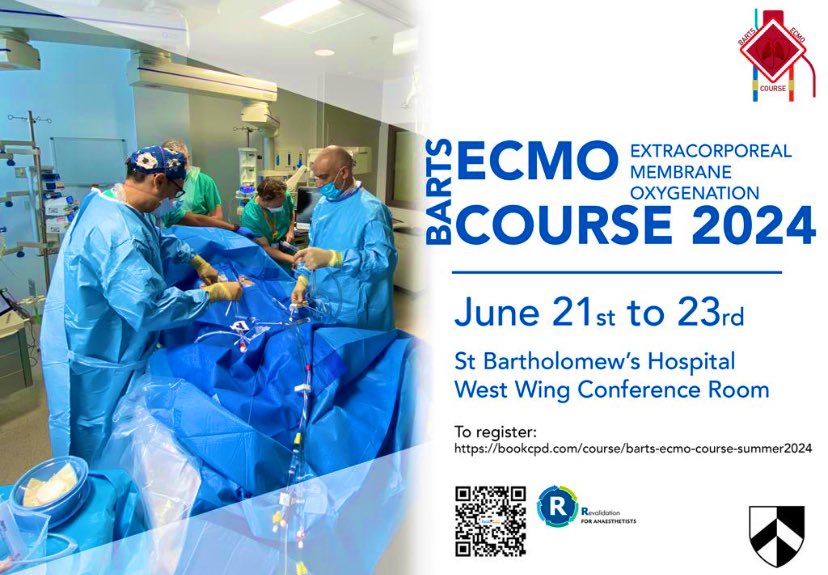 Dr Genex Correa (@genexcorrea) on Twitter photo Bart’s ECMO Course is back in the summer ! 🫀🫁🩻
Link <a href="/bookcpd/">BookCPD</a> bookcpd.com/course/barts-e…
The course is also featured in RCOA Lifelong Learning Platform rcoa.ac.uk/training-caree…
Places limited . Get booking <a href="/iceman_ex/">Segun Olusanya (He/Him) iceman_ex@critcare.social</a> <a href="/GomorraDoc/">Sean Scott</a> <a href="/sachindoc/">Sachin</a> <a href="/itariq14/">itariq</a> @BartsHospital <a href="/BartsCCSeries/">Barts ECMO Education</a> Bart’s ECMO Course is back in the summer ! 🫀🫁🩻
Link <a href="/bookcpd/">BookCPD</a> bookcpd.com/course/barts-e…
The course is also featured in RCOA Lifelong Learning Platform rcoa.ac.uk/training-caree…
Places limited . Get booking <a href="/iceman_ex/">Segun Olusanya (He/Him) iceman_ex@critcare.social</a> <a href="/GomorraDoc/">Sean Scott</a> <a href="/sachindoc/">Sachin</a> <a href="/itariq14/">itariq</a> @BartsHospital <a href="/BartsCCSeries/">Barts ECMO Education</a>