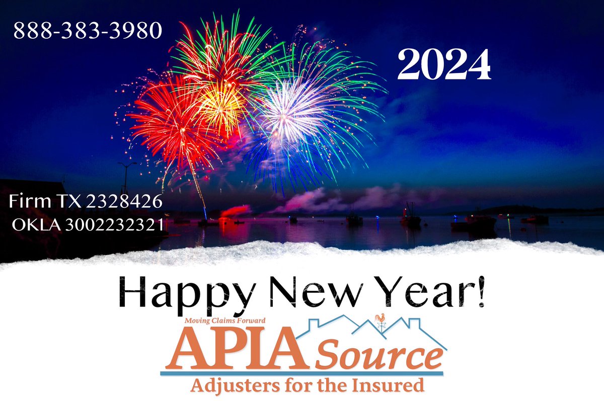 APIASOURCE's tweet image. Oh, would you look at the ⏰! 
Guess it&apos;s time to 💍 in the New Year!
Raise your 🥂, everyone! 

2️⃣ 0️⃣ 2️⃣ 4️⃣, may you be a good one!

Our team’s resolution is to ✨ every day this New Year for our clients. 
All 😀&apos;s this New Year!
#publicadjuster #texaspublicadjuster