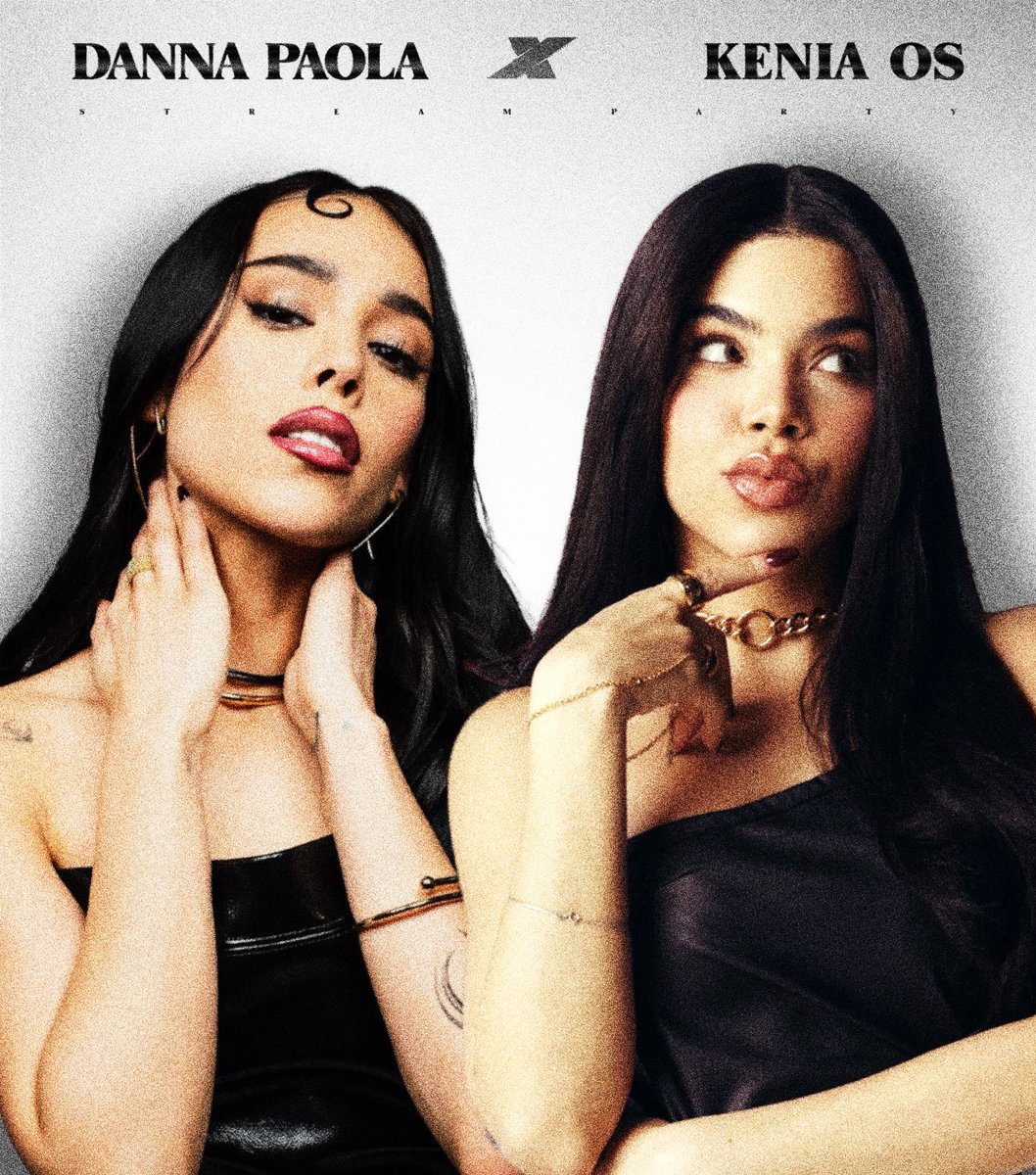 Danna Paola x Kenia OS (streaming party).

Nos vemos el miércoles a las 7:00 pm para reproducir a las mayores exponentes del Pop Mexa… ¿El inicio de algo? ⭐️🇲🇽🐇