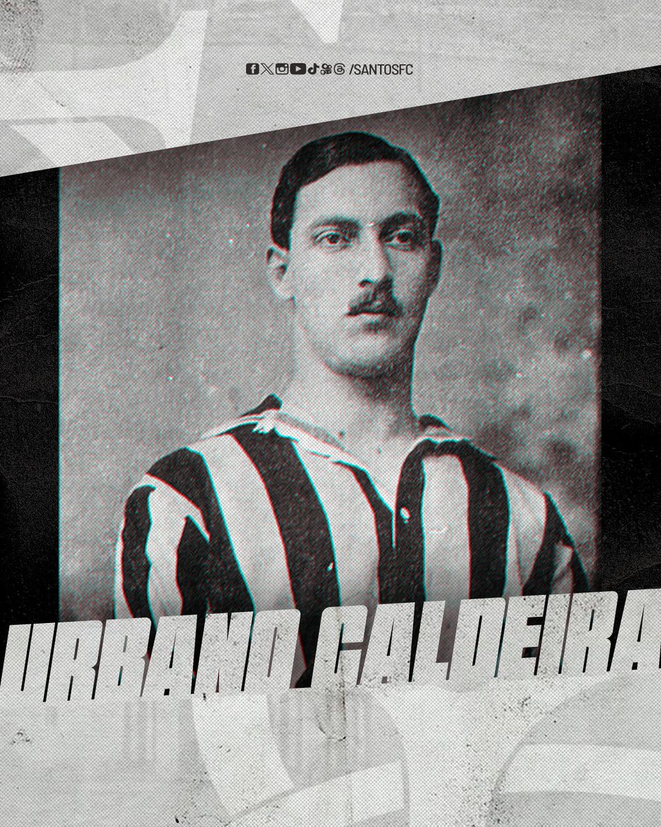 SantosFC's tweet photo. 09 de janeiro: Dia de Urbano Caldeira, patrono do Santos Futebol Clube! 🤍 https://t.co/HPzvmxSoDF