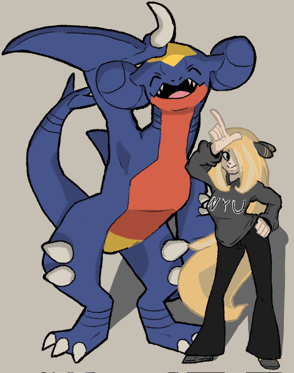 Also did this cuter style for yet again Garchomp(beginning to be too fun to draw) and another human! Made it a personal goal to draw humans more often and not being afraid! #pokemonart