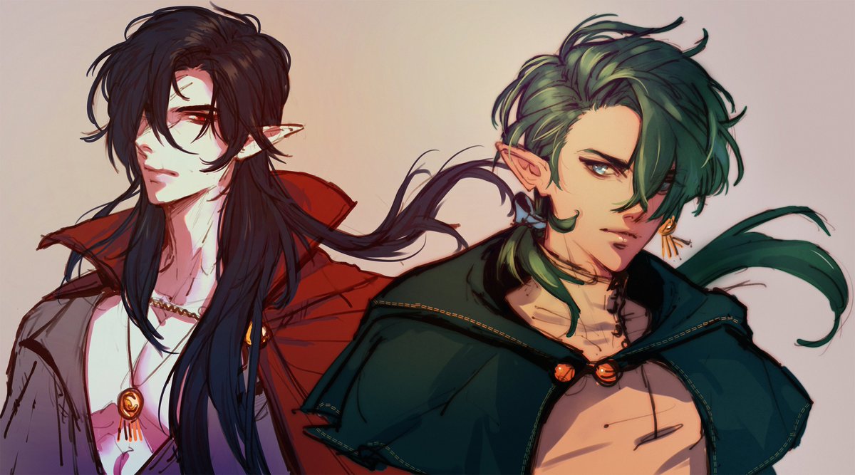 Setael's tweet photo. First week of drawing every day is done 💀 https://t.co/RDuxwO4rEa