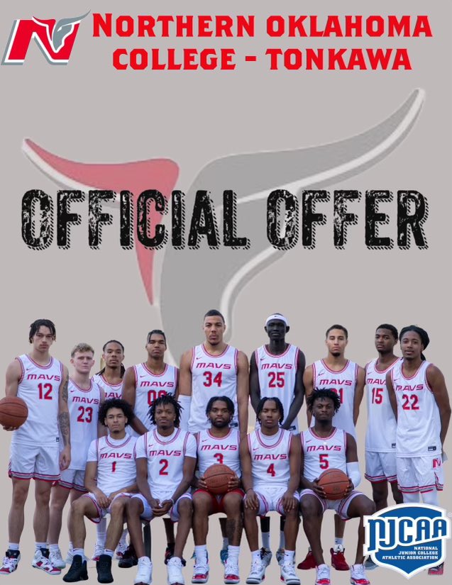 After a great talk with Coach Gossett I’m blessed to receive an offer from NOC-Tonkawa 🔴⚫️ @NOCTONKMBB @CoachGossett13 @OkieBall_1 @PrepHoopsOK @NXTPROHoopsOK @ccsroyalsbball @CoachDHarp22