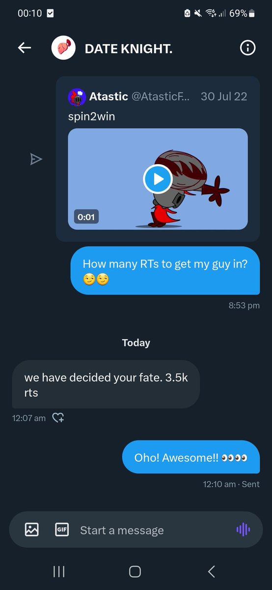 IF THIS POST GET 3.5K RTS, PEBBLES WILL BE ADDED IN DATE KNIGHT THE GAME. LETS DO THIS 🔥🔥🔥