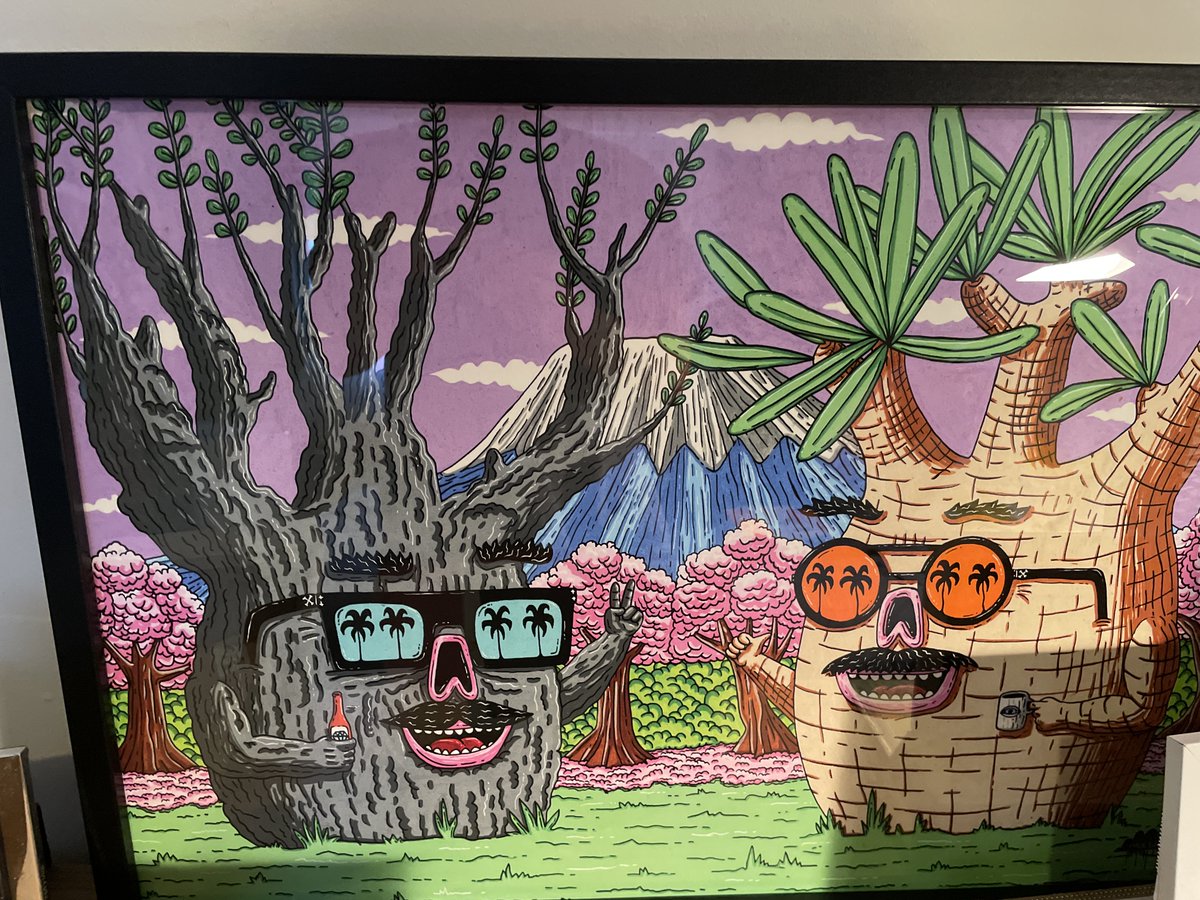 stoked to have a <a href="/MulgatheArtist/">MULGA</a> print. This was my favorite Christmas present. 

I'm going to buy some more w/ 20% off thanks to holding <a href="/MulgaKongzNFT/">MulgaKongz</a>