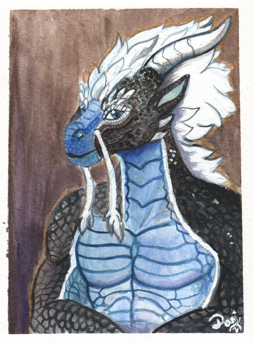 DaniGrilloart's tweet photo. I been getting more used to watercolors so I been offering one slot per convention for a watercolor portrait. Next one will be at ANE!
#watercolor #art #furry #furryart #painting #danigrillo #paint https://t.co/tKojCKetRS