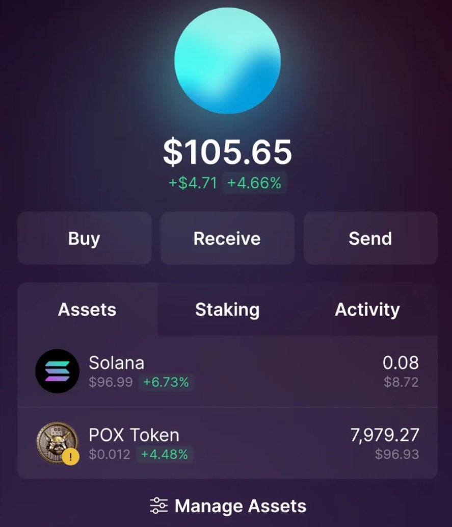 You can now manage and follow your $POX tokens using @solflare_wallet ✅🦊