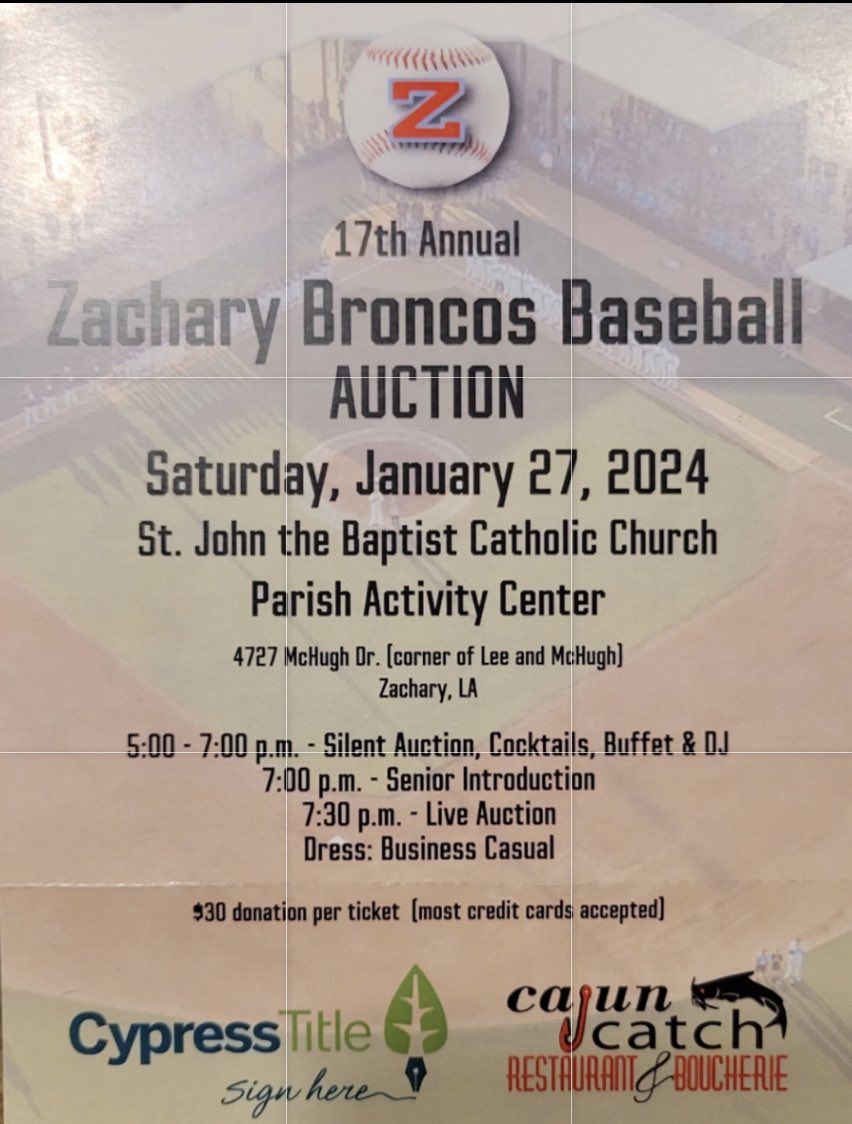 _ZHSBaseball's tweet photo. Take advantage of the 17th Annual  Zachary Baseball Auction featuring items like this Argentina Dove Hunt! We are only 19 days away! Thank You to Notre Hunters for donating such a great item! #ItsAllAboutTheZ https://t.co/QUQyx52p6r