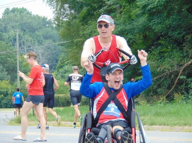 ⁦<a href="/AnnieAgar/">Annie Agar</a>⁩ I randomly found this gem from Steelhead half Ironman in 2015. Go Johnny Go!
