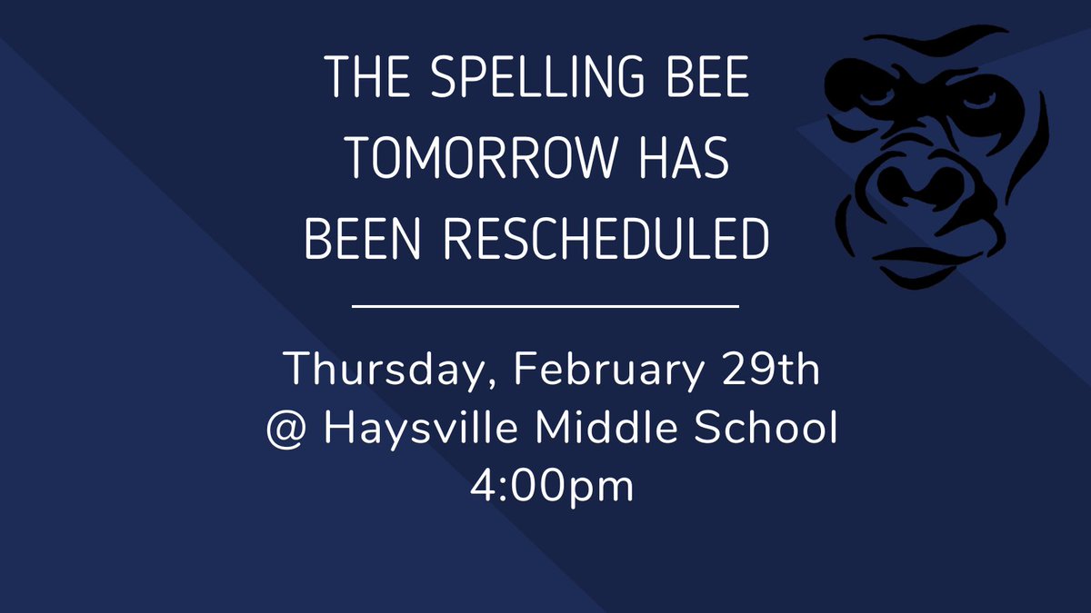🚨AttentionSchedule change for the Patriot League Spelling Bee 🐝 🚨