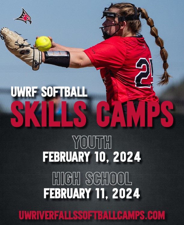 Don't miss out on the opportunity to train with the UW-River Falls Falcons this winter and get ready for the 2024 season! We still have spots available for our upcoming hitting and skills camps. Sign up today at uwriverfallssoftballcamps.com
