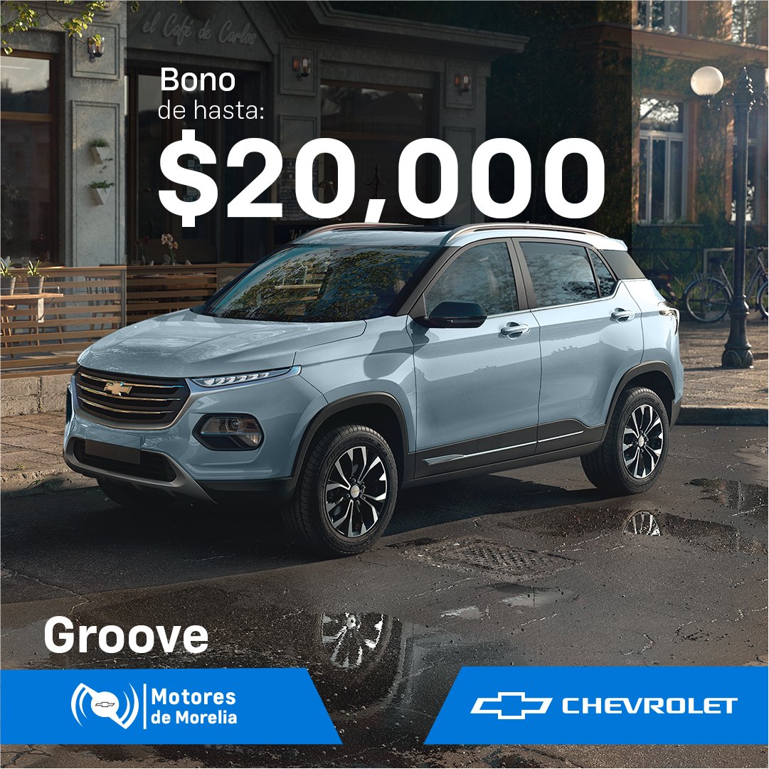 Estrena una Chevrolet Groove a 12 MSI, un año de seguro y comisión por apertura ¡sin costo! ¡Aprovecha la promoción!