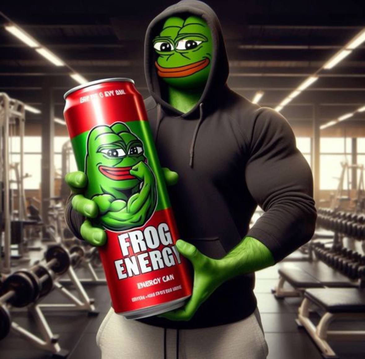 0xBEMichael's tweet photo. Do y’all have #frogenergy? 

I know that #pepecommunity_ definitely has that frog energy 💪🏻🐸

I’m about to be on that $pepe juice soon 😂

#0xbe supporting all communities 💚

#btc
#memecoin 
#pepe
#crypto https://t.co/pxbzDh9zJd