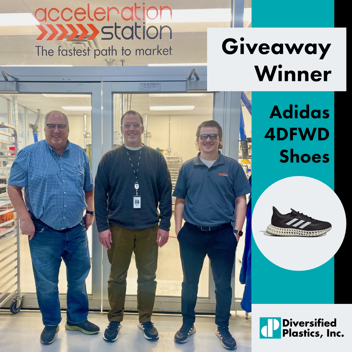 Shoutout to Todd White, the winner of our giveaway!

Todd, a passionate runner, couldn't wait to try the 4DFWD shoes, praising the incredible bounce and support provided by innovative #additivemanufacturing design.

Learn about Acceleration Station > bit.ly/3RNkIEY