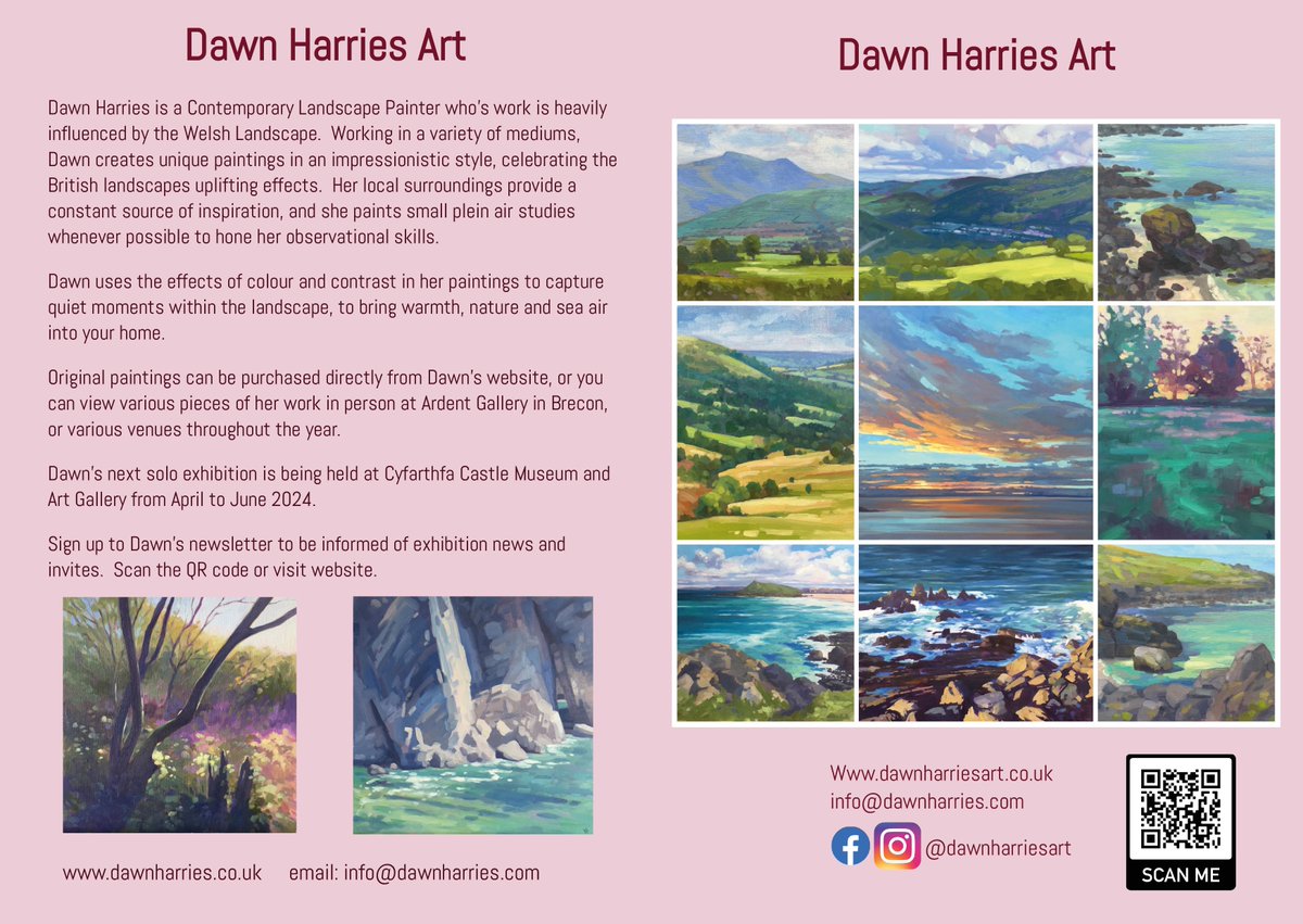 Our Jan/Feb cover artist, this is the extraordinary work of contemporary landscape painter, @dawnharriesart Shop Dawn's work direct or at the @ArdentGallery #brecon SOLO EXHIBITION: Cyfarthfa Castle Musuem & Art Gallery April - June 2024 dawnharriesart.co.uk #artcollector