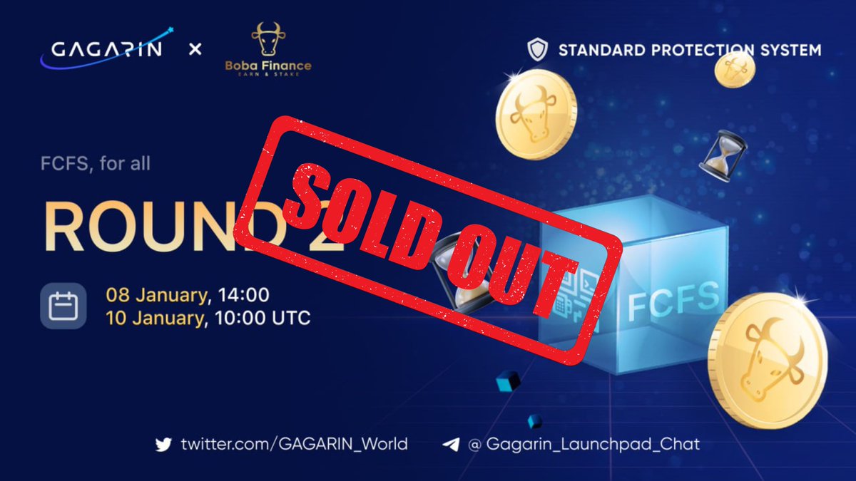 Boba Finance (@realbobafinance) on Twitter photo 📣 We are pleased to announce! 📣
SPORES | KOMMUNITAS | GAGARIN
Has ALL SOLD out IDO allocations!
<a href="/Spores_Network/">Spores Network</a> | @Kommunitas1 | <a href="/GAGARIN_World/">GAGARIN Launchpad</a>
IXIRPAD & KDG remains! Be quick & don't miss out!
<a href="/ixirpad/">IXIRPAD</a> & <a href="/Kingdomstarter/">KingdomStarter</a>
Once its gone - it's really gone!
Listing with 📣 We are pleased to announce! 📣
SPORES | KOMMUNITAS | GAGARIN
Has ALL SOLD out IDO allocations!
<a href="/Spores_Network/">Spores Network</a> | @Kommunitas1 | <a href="/GAGARIN_World/">GAGARIN Launchpad</a>
IXIRPAD & KDG remains! Be quick & don't miss out!
<a href="/ixirpad/">IXIRPAD</a> & <a href="/Kingdomstarter/">KingdomStarter</a>
Once its gone - it's really gone!
Listing with