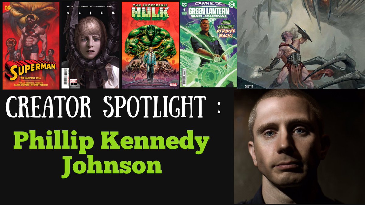 tyrantanic's tweet photo. Tomorrow night at 9 pm est join @tessaisanerd , myself and Fire Guy Ryan for our interview with @PhillipKJohnson https://t.co/mKkUdHd0cb #phillipkennedyjohnson #actioncomics #incrediblehulk #comicbookyoutuber https://t.co/PstnHa9P03