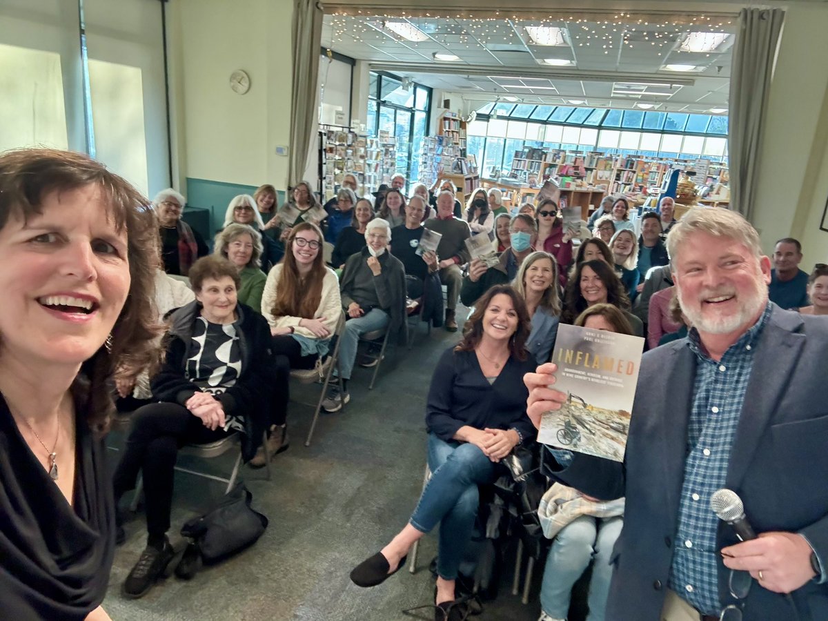 Great turnout <a href="/bookpassage/">Book Passage</a> Sunday for <a href="/Inflamed_Book/">Inflamed_TheBook</a>. Sold every last copy and answered lots of insightful questions! #nonfiction #BookRecommendations #BookReview #bookstagram #newbooks #Tubbs