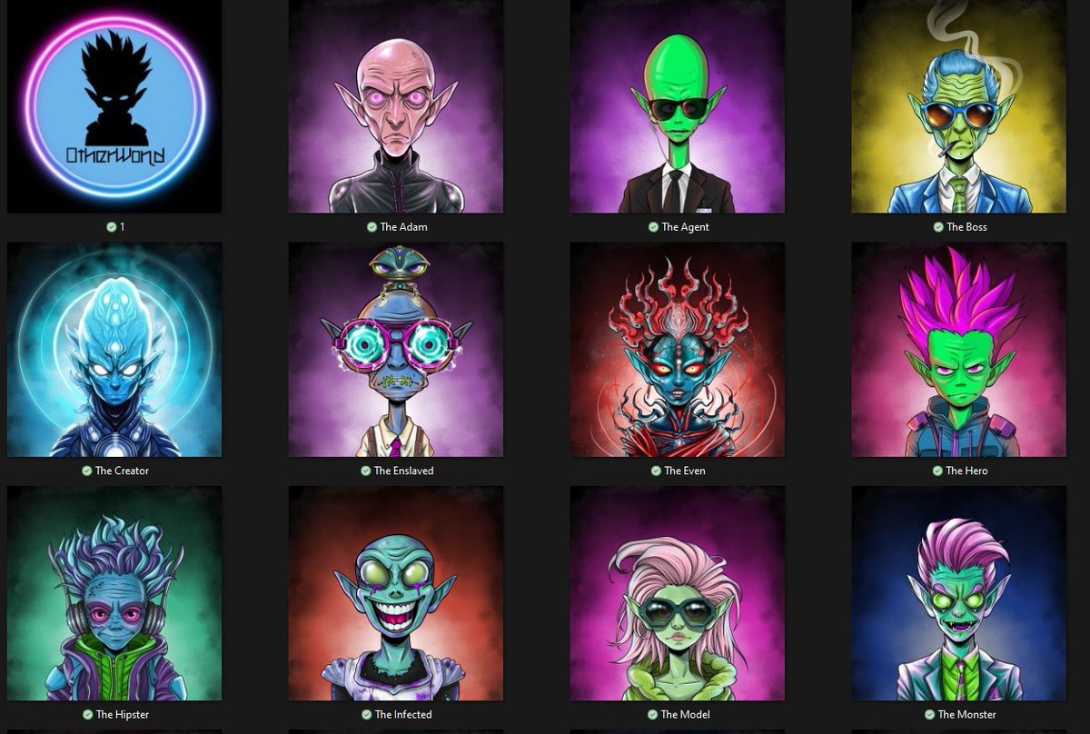 Otherworld is dropping on 1/15 7pm UTC on <a href="/ArtNxs_/">Art Nxs</a> 

Here's some sneak peaks! Live auction coming soon!

Follow <a href="/ArtistChads/">Oeuvre</a> for more updates.