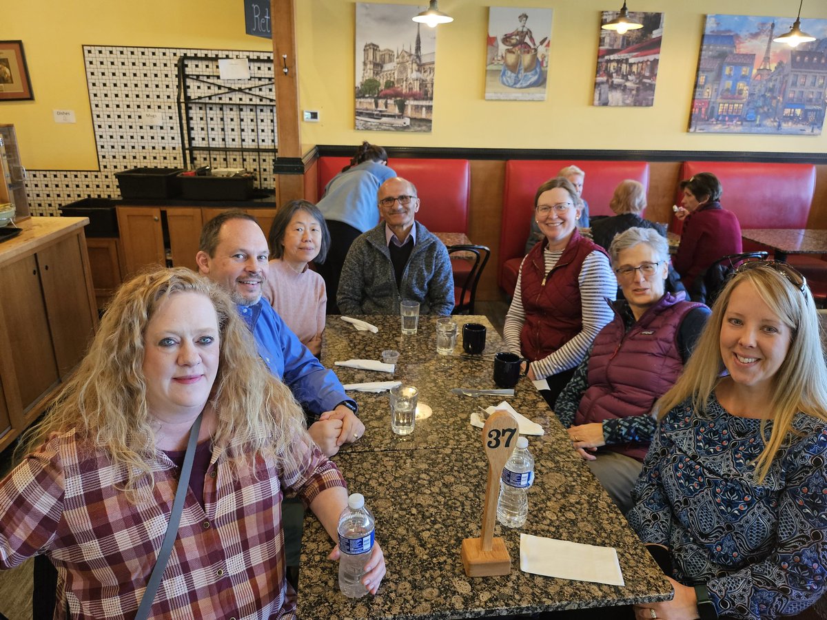 The VAES crew's post holiday lunch. <a href="/VTCals/">Virginia Tech CALS</a>