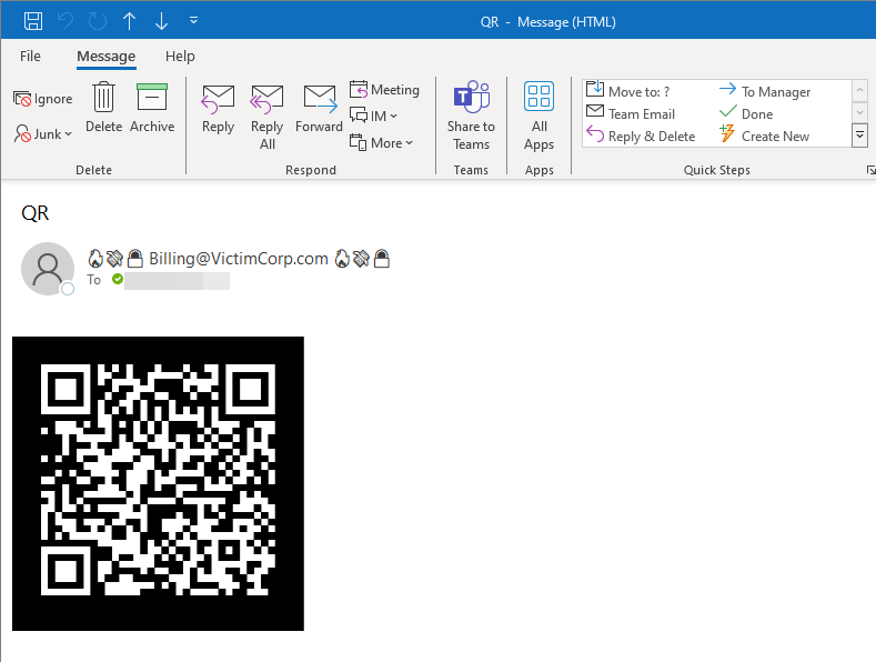 As nowadays an EDR is on almost PC, it might be time to move on to the next part in assesments.
Smartphones maybe?
You can send a QR Code as Unicode, to ensure you land on a mobile device, bypass image privacy  and  and go for device code phishing to get a full Azure / M365 PRT!