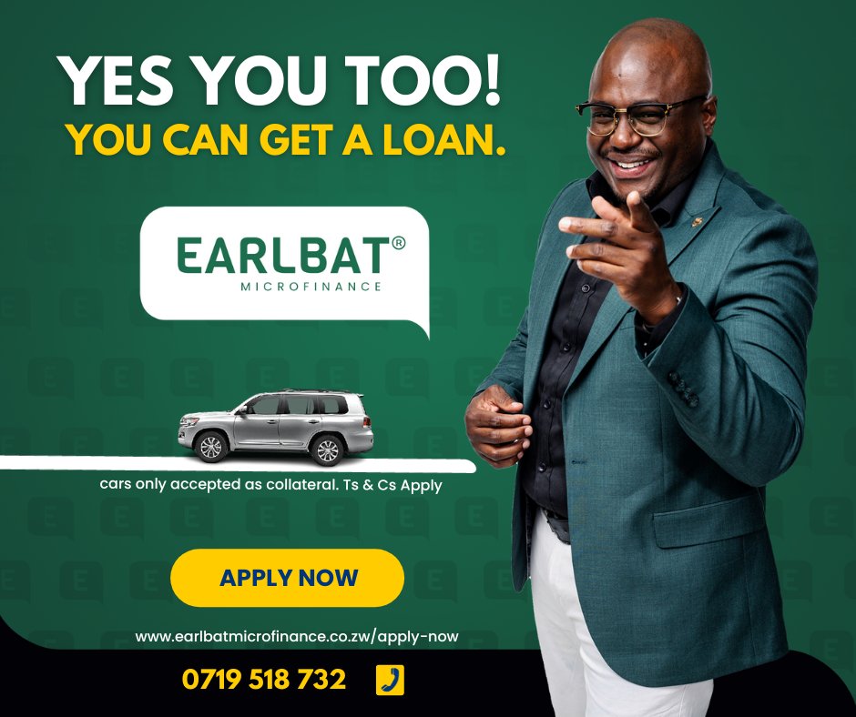 🚗💸 Quick Cash Solution! 📞✨

At Earlbat, getting a loan is easy—just provide your motor vehicle as collateral. 🌟 

Whether it's unexpected bills or urgent expenses, we've got you covered. 

Simply give us a call on 0719 518 732, 
#cashloansharare #cashloans #cashloanszimbabwe
