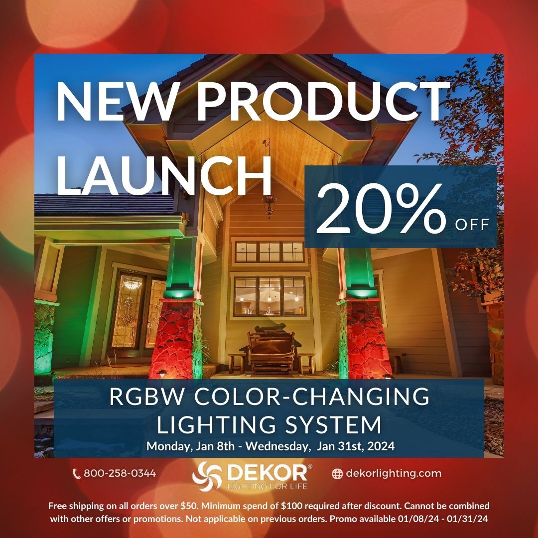 We are excited to announce our new RGBW Coloring Changing System! Elevate your deck and patio projects to a whole new level of allure and sophistication! Want to know more?
👉🏻 dekorlighting.com/colorkonnect/

#dekorlighting #decorlighting #rbgwlighting