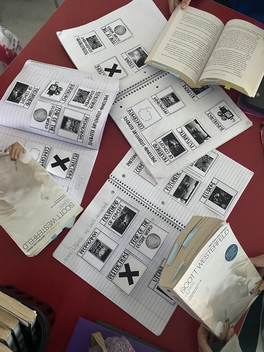 melissa_osmun's tweet photo. 8th grade ELA students create an interactive notebook page to identify dystopian elements in their book club novels.
@MTPSpride @melissa_osmun https://t.co/tOumWq0wiU