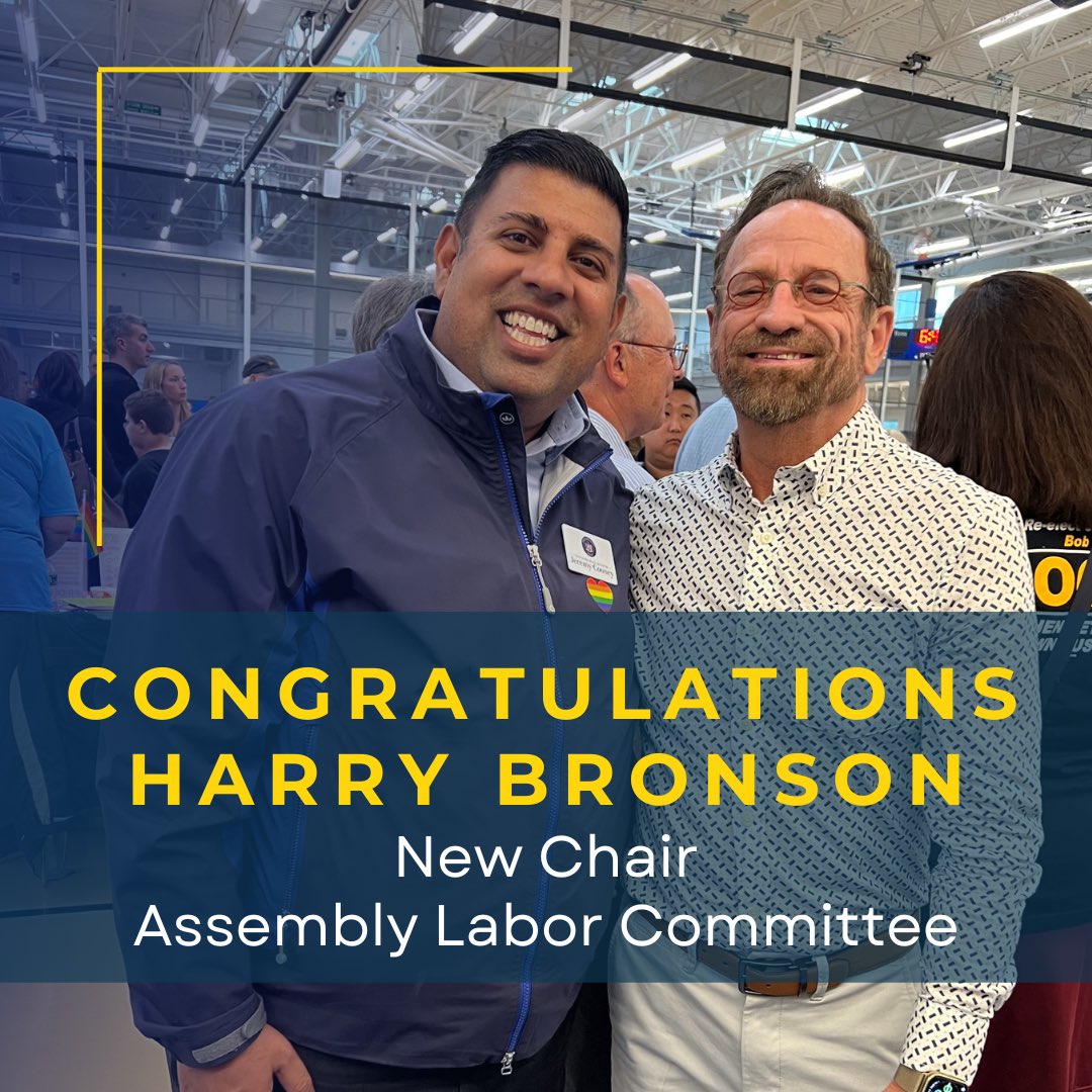 Congratulations to AM @HarryBBronson, the new chair of the NYS Assembly's labor committee. I'm confident #Roc will continue to benefit from your great leadership.