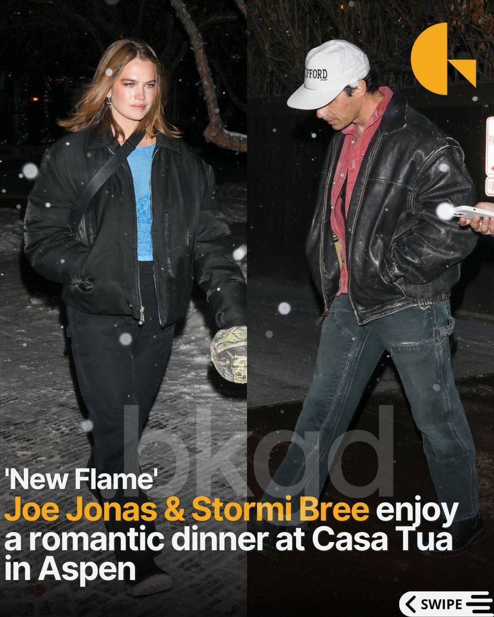 BackgridUS's tweet photo. Joe Jonas and his new flame, Stormi Bree, enjoyed a romantic Italian dinner at Casa Tua Aspen in the company of friends.
This couple was initially seen leaving Mexico after celebrating the new year with Joe's family
#backgrid #joejonas #stormibree #aspen #casatua https://t.co/kLtAVHvgQo