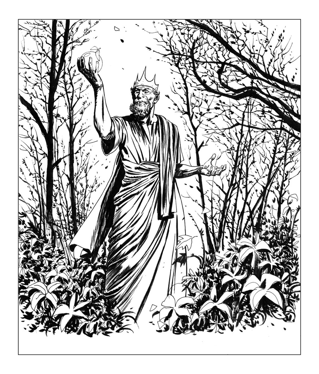 Midas' story is a timeless warning: even a king can be ensnared by the lure of unbounded riches.

Artwork by <a href="/NeroQuantobasta/">Antonio Mlinaric</a> 🏛️