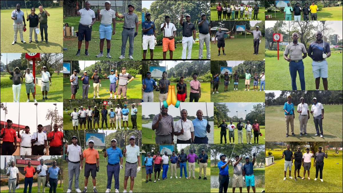 Golfers pay respect for our fallen golfing buddies i.e., Dr Eyul and Dr. Sekajugo. We Pray for their Souls until we me again.