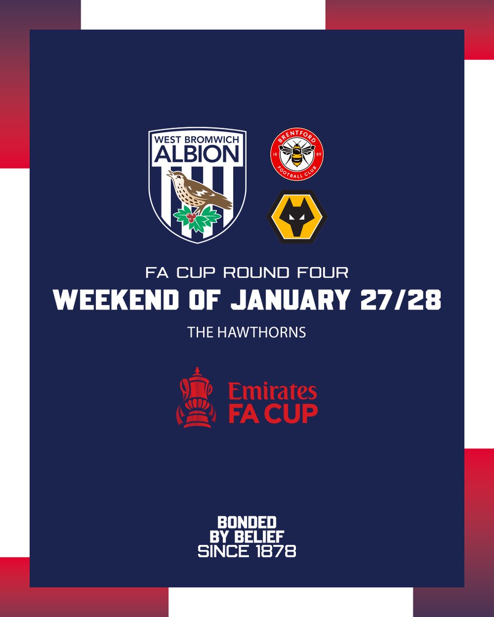 Carlos Corberán's men will face the winners of <a href="/BrentfordFC/">Brentford FC</a> &amp; <a href="/Wolves/">Wolves</a> at The Hawthorns in round four of the <a href="/EmiratesFACup/">Emirates FA Cup</a> 🏆