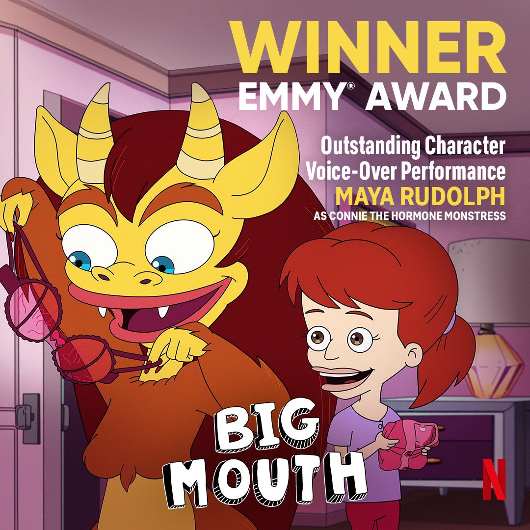 Congratulations to Maya Rudolph on her FIFTH Emmy win, and her THIRD as Connie!!