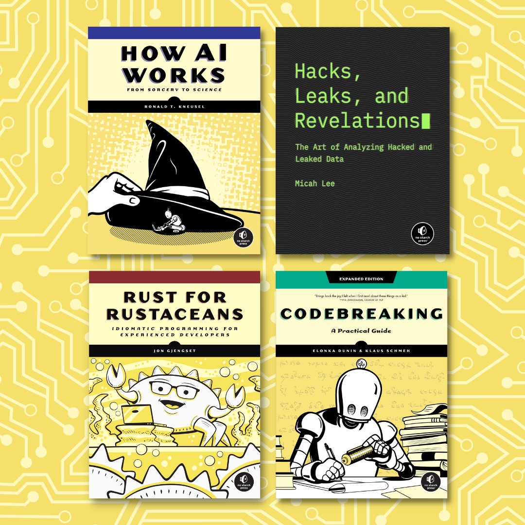 Behold! nostarch.com's top-selling books of 2023—what's *your* top pick for the year?