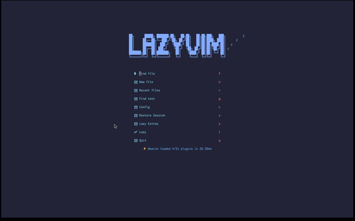 MuraliMurugan0's tweet image. LazyVim installed successfully 👀 ✅@kirat_tw
 #LazyVim #Vim #Coding