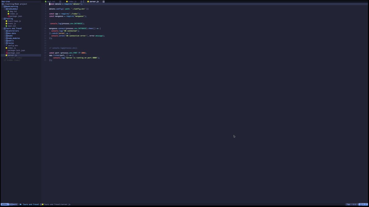 MuraliMurugan0's tweet image. LazyVim installed successfully 👀 ✅@kirat_tw
 #LazyVim #Vim #Coding