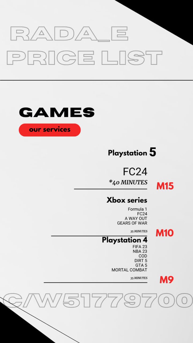 KemongKesler's tweet photo. My boy @RadaLiau is opening his flagship gaming store. Maseru Gamers please check it out (Olympic Building, Room 8)🥂🤲 https://t.co/G1DRAmSUJo