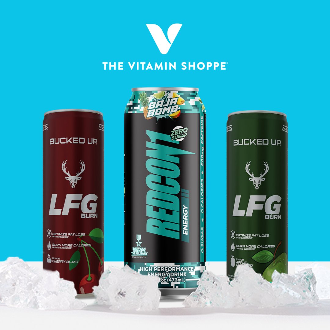 settlersridgePA's tweet photo. Bucked Up and RedCon1 

In-store only from 1/18 – 1/21 at The Vitamin Shoppe®. 

*While supplies last. 6 item maximum per brand. https://t.co/GBLPxZvPpf