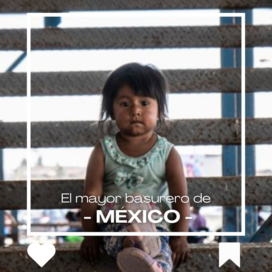 dtproject3's tweet photo. A esta niña nos la encontramos en el basurero mas grande de México, específicamente en "Bordo de Xochiaca" en Ciudad Nezahualcóyotl. Las personas que residen en esta zona enfrentan condiciones de vida precarias, a menudo controladas por grupos mafiosos locales. https://t.co/mkGBeaC85J