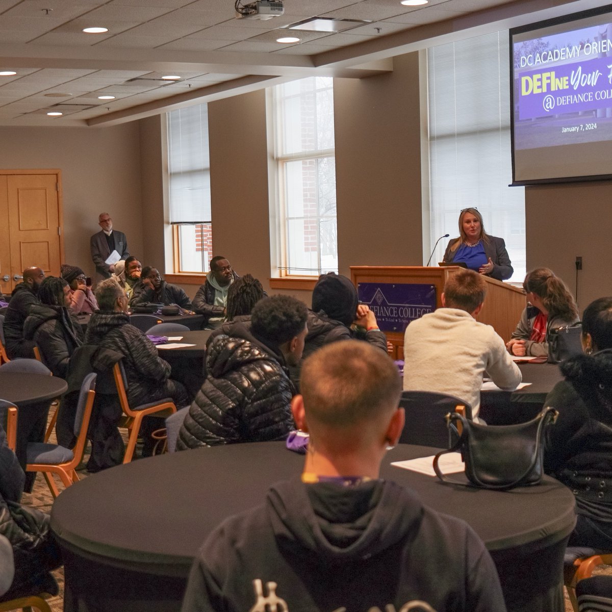 defiancecollege's tweet photo. Defiance College was excited to welcome our inaugural cohort of students into the DC Academy. DC Academy is a unique partnership between Defiance College and OhioMeansJobs Defiance &amp; Paulding Counties. 

Welcome, DC Academy students! https://t.co/c1an3PAxCC