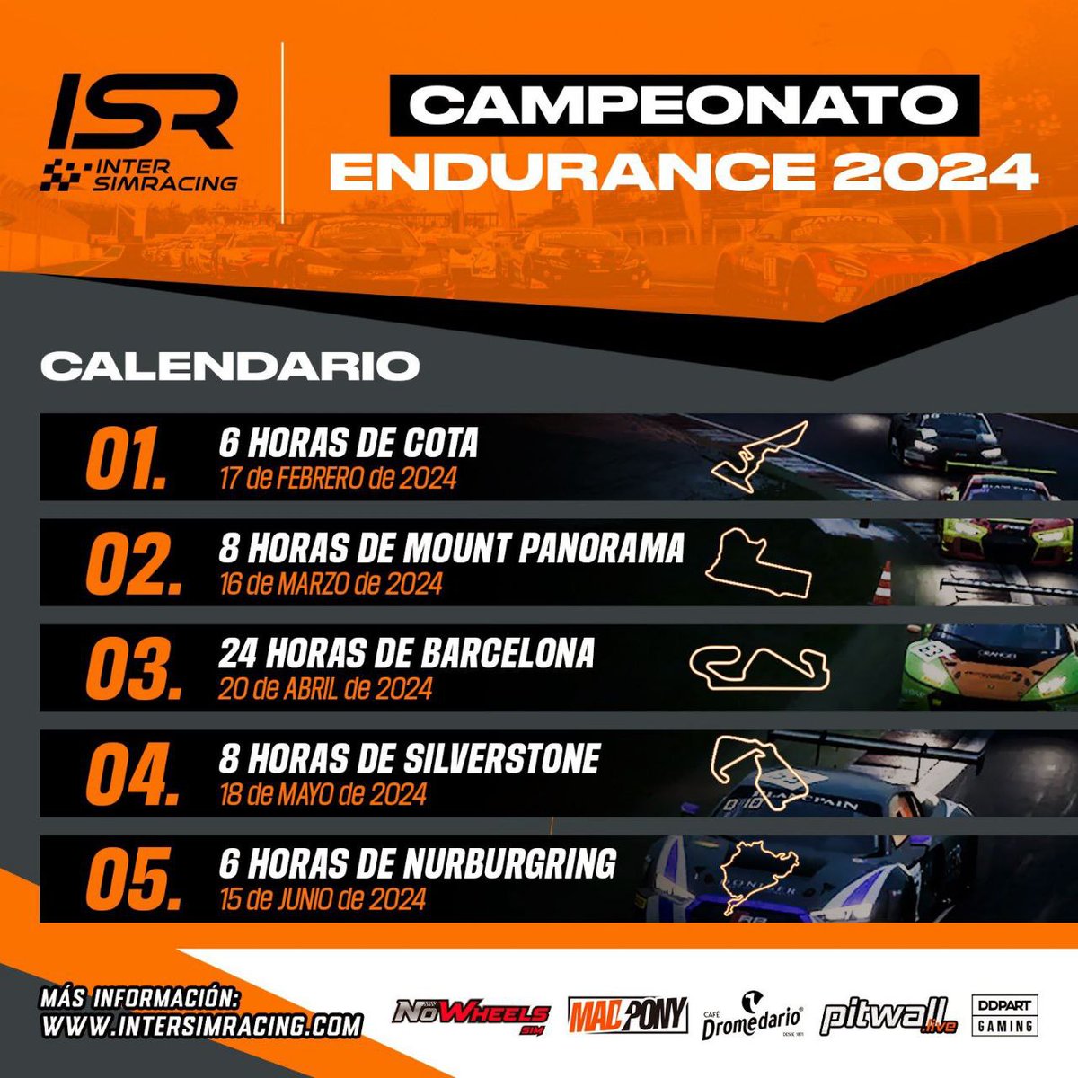 Abiertas las inscripciones para el Campeonato Endurance 2024 en @inter_simracing Toda la info en nuestro Discord discord.com/invite/vZ2q8Mt… Te lo vas a perder? 4 año consecutivo que @SCompetizione organiza tu campeonato. Esta vez de la mano de @inter_simracing