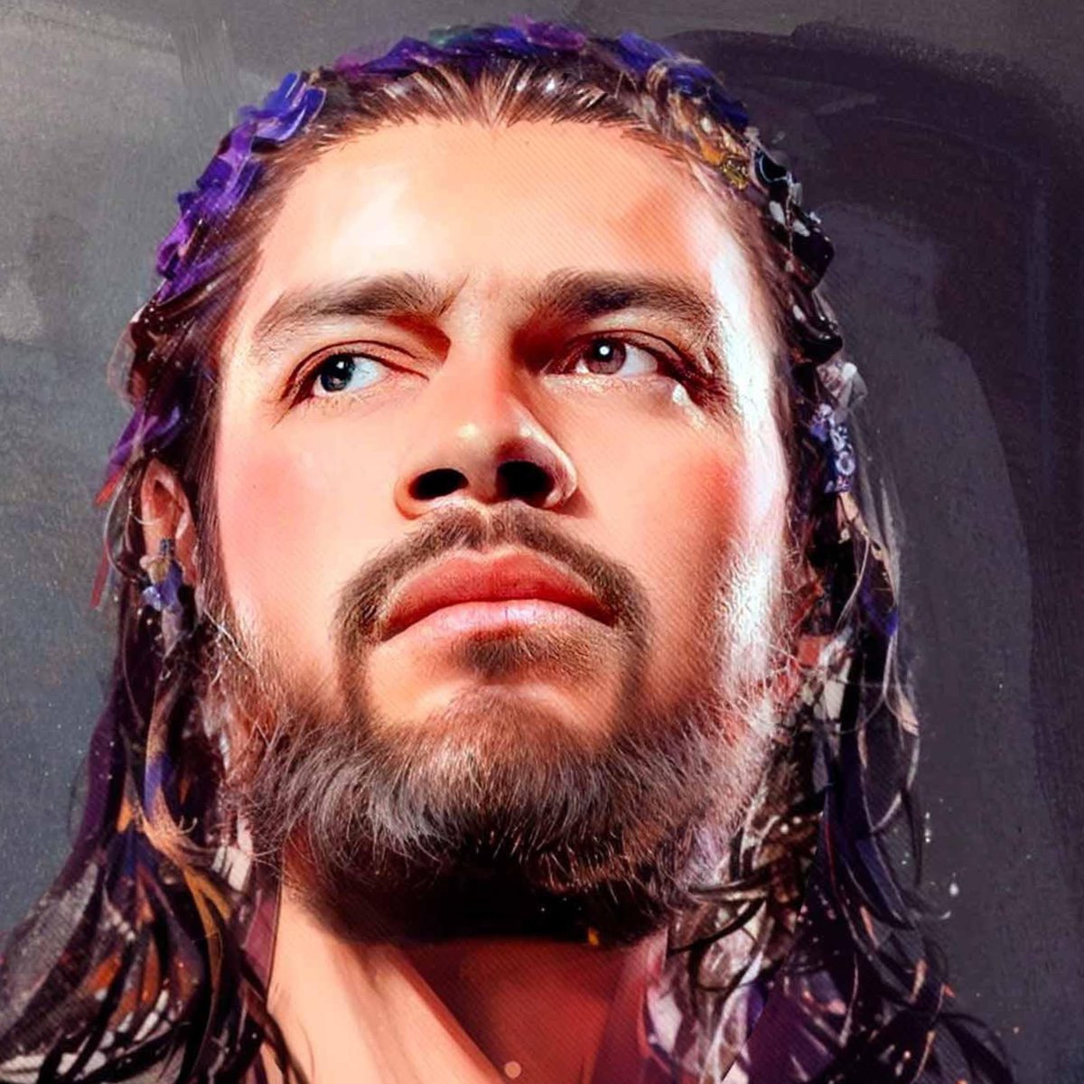 Le regale este cuadro a mi tía de Jesús, contaré los días hasta que se de cuenta quien es.