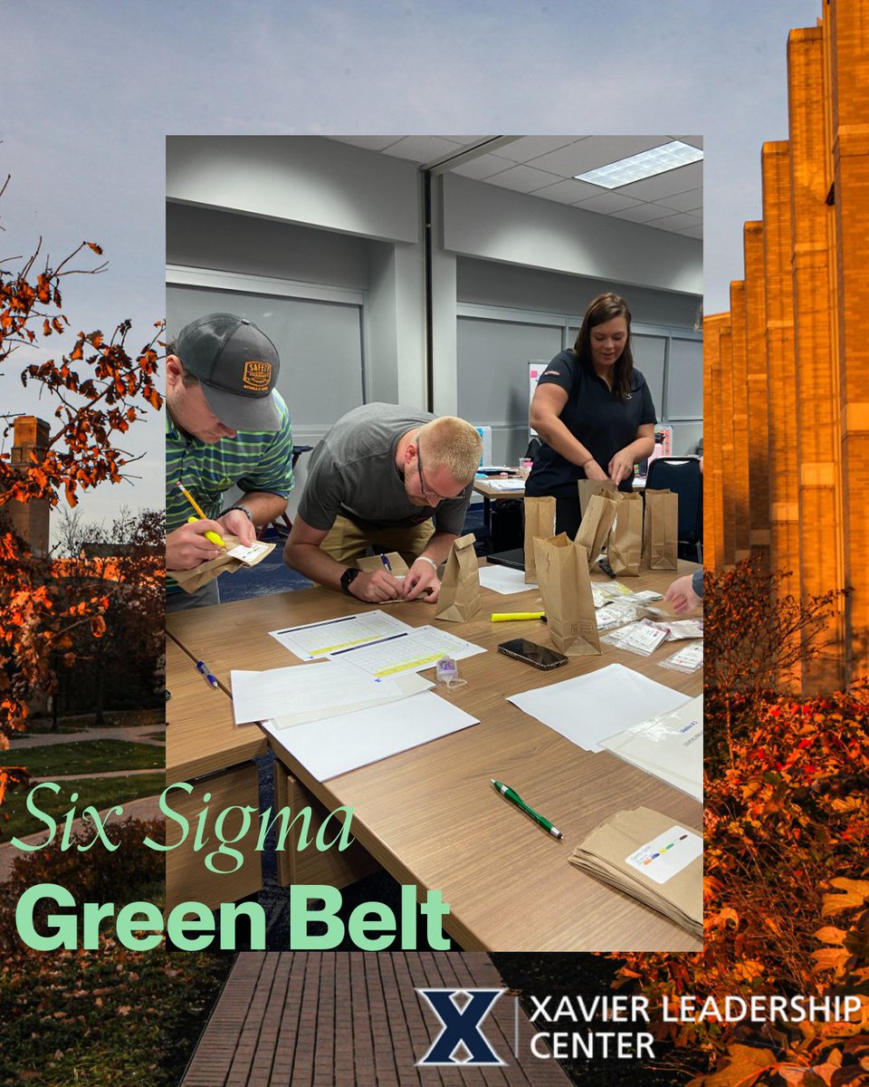 XavierLC's tweet photo. XLC's Six Sigma Green Belt spring cohort is scheduled to start on March 5th!
A past participant commented, "As I continue working on process improvements I will be able to systematically work through them to get the best possible improvement implemented.”

https://t.co/QecebL4UYI https://t.co/3orWPhYaOD