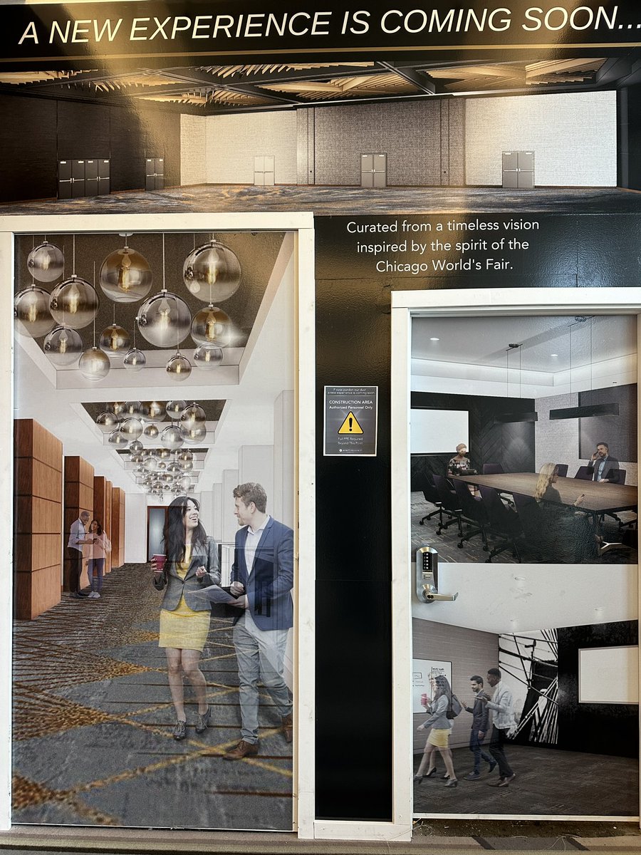This past weekend I spoke at a conference in Chicago. The hotel was doing renovations. All day I walked past this wall advertising the new changes. Every time I did, I couldn’t help but think they were creating an exciting new wing of the hotel for ghosts.