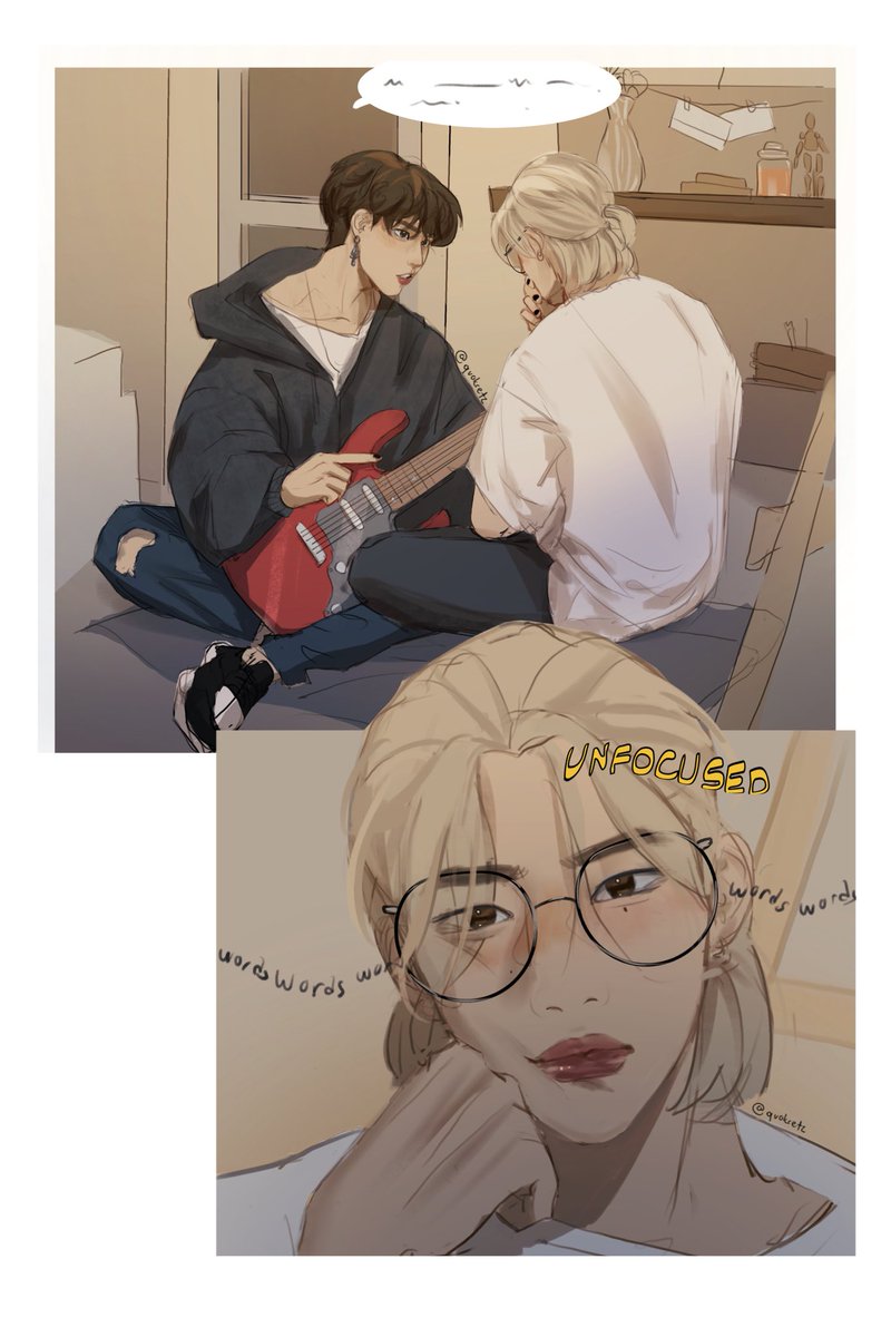 quokretz_'s tweet photo. To Learn How to Play Guitar

 #쳌황 🥟🐿️

(comic cont.⬇️) https://t.co/5JCsM3KNmS